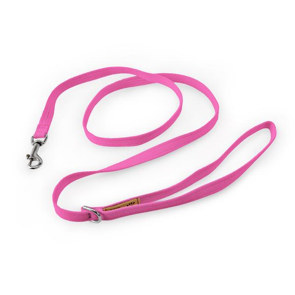 PINK SAPPHIRE PLAIN DOG LEASH, SUSAN LANCI LEASHES - Bones Bizzness