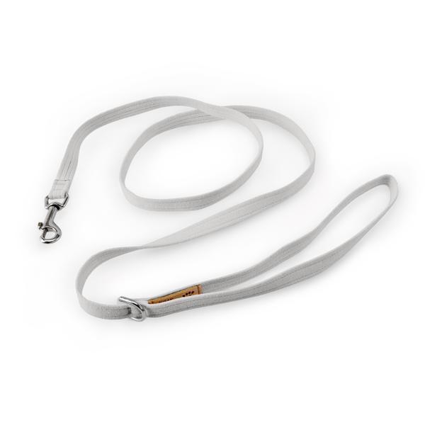 PLATINUM PLAIN DOG LEASH, SUSAN LANCI LEASHES - Bones Bizzness