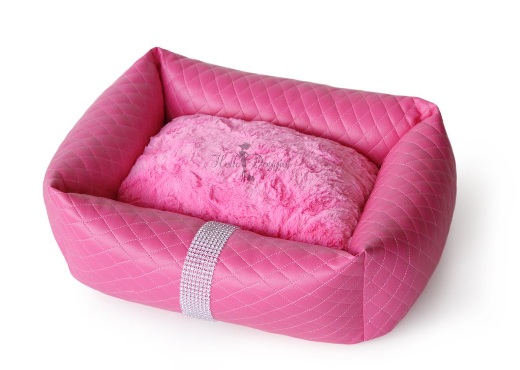 LIQUID ICE LUXURY DOG BED - FUSCHIA