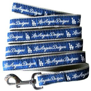 LOS ANGELES DODGERS DOG LEASH – RIBBON, MLB - Bones Bizzness