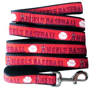 LOS ANGELES ANGELS DOG LEASH – RIBBON, MLB - Bones Bizzness