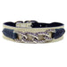 MAYFAIR DOG LEAD IN EGGSHELL & CHARCOAL, Leash - Bones Bizzness