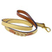 MAYFAIR DOG LEAD IN VANILLA & NATURAL, Leash - Bones Bizzness