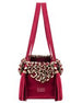 BURGUNDY LUXURY PURSE FALLING LEAVES DOG CARRIER - BY SUSAN LANCI, Carriers - Bones Bizzness