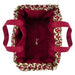 BURGUNDY LUXURY PURSE FALLING LEAVES DOG CARRIER - BY SUSAN LANCI, Carriers - Bones Bizzness