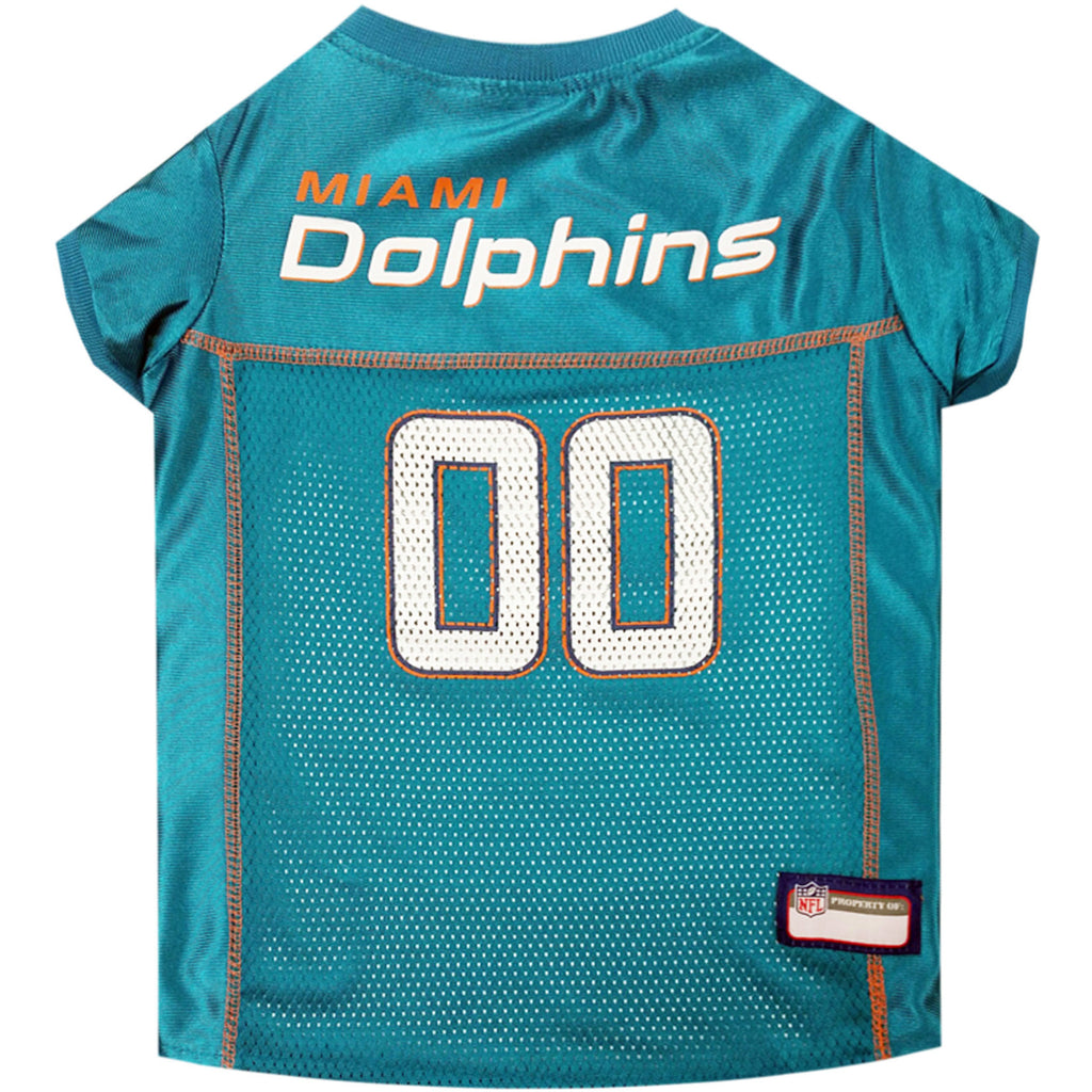 MIAMI DOLPHINS DOG JERSEY- TEAL, NFL Jerseys - Bones Bizzness