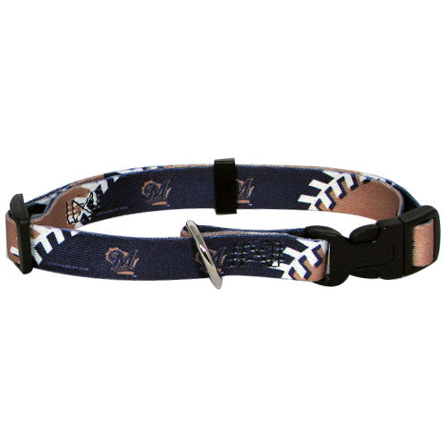 MILWAUKEE BREWERS DOG COLLAR, MLB - Bones Bizzness