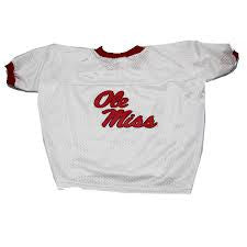 MISSISSIPPI REBELS WHITE DOG JERSEY *PERSONALIZE THIS ITEM*, NCAA - Bones Bizzness