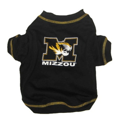 MISSOURI TIGERS DOG TEE SHIRT, NCAA - Bones Bizzness