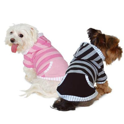 MULTI STRIPE HOODIE DOG SWEATSHIRT, Hoodie/Sweatshirt - Bones Bizzness