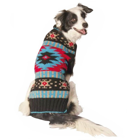 NAVAJO SHAWL DOG SWEATER BY CHILLY DOG - Bones Bizzness