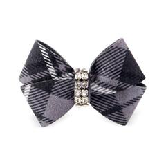 CHARCOAL SCOTTY NOUVEAU DOG HAIR BOWS, HAIR BOW - Bones Bizzness