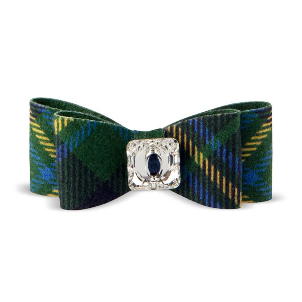 SCOTTY FOREST PLAID BIG BOW HAIR BOW, HAIR BOW - Bones Bizzness