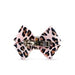 PINK CHEETAH COUTURE NOUVEAU HAIR BOW, HAIR BOW - Bones Bizzness