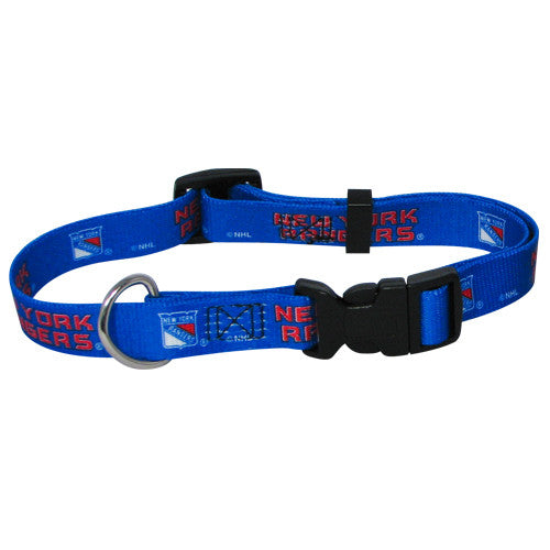 NEW YORK RANGERS DOG COLLAR, NHL - Bones Bizzness