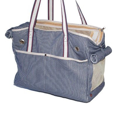 NAUTICAL TOTE DOG CARRIER, Carriers - Bones Bizzness