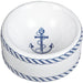 NAUTICAL HAND PAINTED DOG BOWLS & TREAT JARS, Bowls - Bones Bizzness