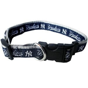 NEW YORK YANKEES DOG COLLAR – RIBBON, MLB - Bones Bizzness