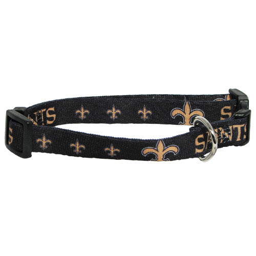 NEW ORLEANS SAINTS DOG COLLAR, NFL Collars - Bones Bizzness