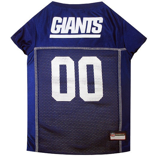 NEW YORK GIANTS DOG JERSEY- BLUE TRIM, NFL Jerseys - Bones Bizzness