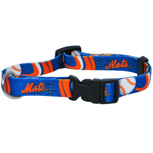 NEW YORK METS DOG COLLAR, MLB - Bones Bizzness