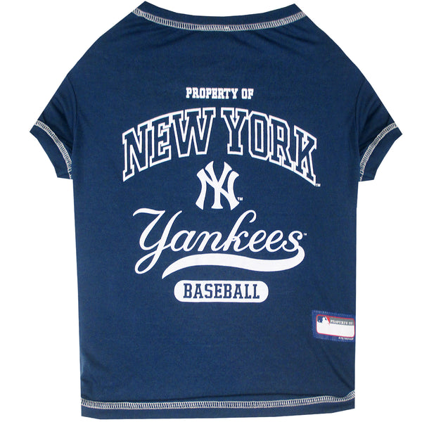NEW YORK YANKEES DOG TEE SHIRT, MLB - Bones Bizzness