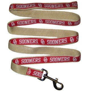 OKLAHOMA SOONERS DOG LEASH – RIBBON, NCAA - Bones Bizzness