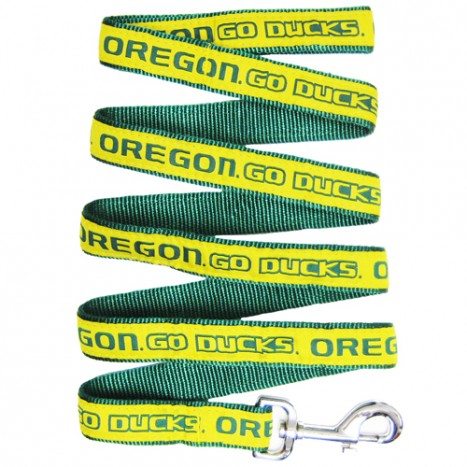 OREGON DUCKS DOG LEASH RIBBON, NCAA - Bones Bizzness