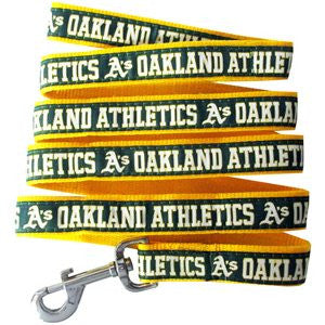 OAKLAND ATHLETICS DOG LEASH – RIBBON, MLB - Bones Bizzness