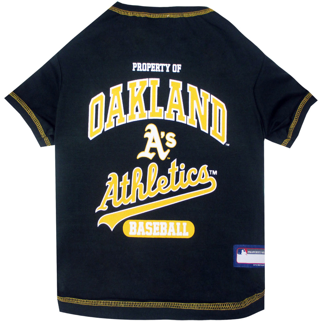 OAKLAND ATHLETICS DOG TEE SHIRT, MLB - Bones Bizzness