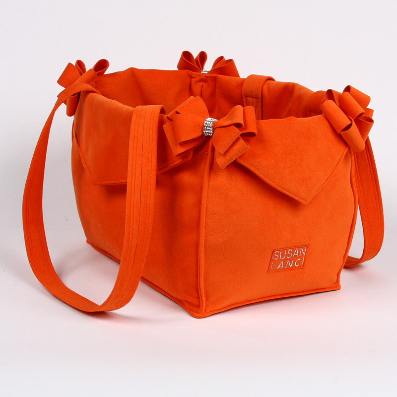 ORANGE LUXURY PURSE NOUVEAU CARRIER BY SUSAN LANCI, Carriers - Bones Bizzness