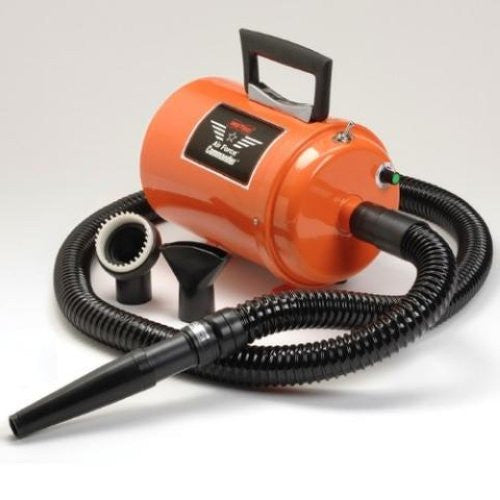 AIR FORCE COMMANDER TWO SPEED SERIES ORANGE 1.7 HP MOTOR DOG DRYER, Groom - Bones Bizzness