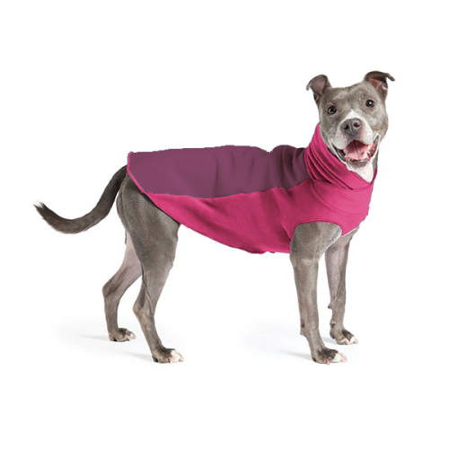 EGGPLANT/FUSCHIA BLUE PORTLAND DOG PULLOVER, Sweaters - Bones Bizzness