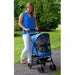 HAPPY TRAILS NO ZIP PET STROLLER - BLUE, Strollers - Bones Bizzness