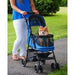 HAPPY TRAILS NO ZIP PET STROLLER - BLUE, Strollers - Bones Bizzness