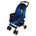 HAPPY TRAILS NO ZIP PET STROLLER - BLUE, Strollers - Bones Bizzness