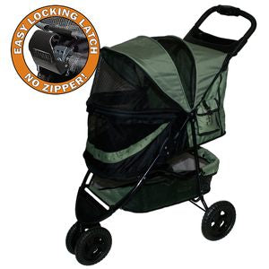 Special Edition NO-ZIP Pet Stroller - Sage, Strollers - Bones Bizzness