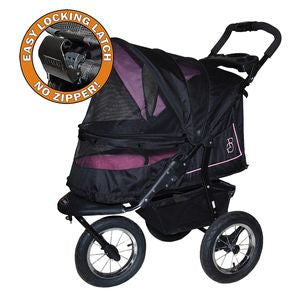 NV NO-ZIP Pet Stroller - Rose, Strollers - Bones Bizzness