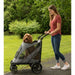 EXCURSION NO-ZIP PET STROLLER - DARK PLATINUM, Strollers - Bones Bizzness