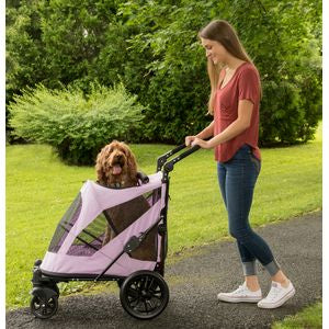 EXCURSION NO-ZIP PET STROLLER - MOUNTAIN LILAC, STROLLERS - Bones Bizzness