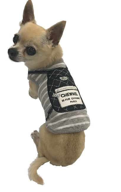 MY CHEWNEL BACKPACK DOG TANK - GRAY