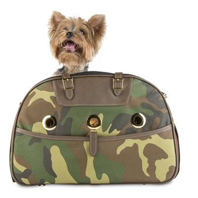 ARIEL CAMO BAG DOG CARRIER, Carriers - Bones Bizzness