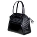 BLACK QUILTED HAYLEE DOG CARRIER BAG, Carriers - Bones Bizzness