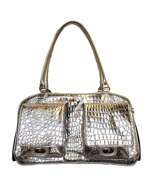 SILVER GATOR MARLEE DOG CARRIER, Carriers - Bones Bizzness