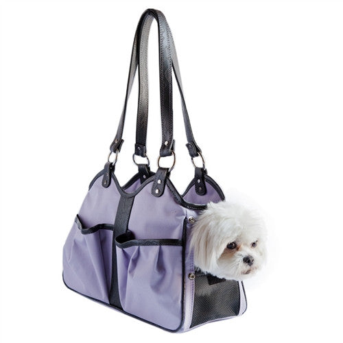 METRO II DOG BAG CARRIER - LILAC, Carriers - Bones Bizzness