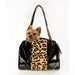 LEOPARD MIA DOG CARRIER BAG, Carriers - Bones Bizzness