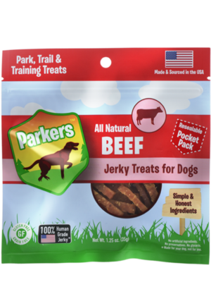 PARKERS BEFF JERKY TREATS, Treats - Bones Bizzness