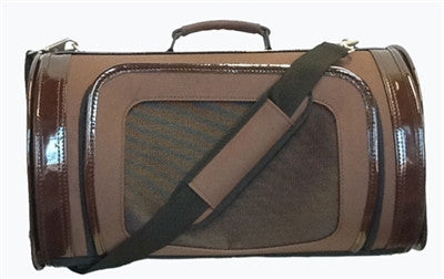 PETOTE KELLE DOG BAG - CHOCOLATE BROWN, Carriers - Bones Bizzness