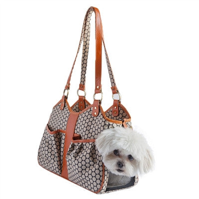 PETOTE METRO COUTURE - TANGERINE LEATHER TRIM, Carriers - Bones Bizzness
