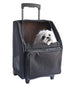 RIO BAG ON WHEELS - BLACK 3-IN-1 DOG CARRIER, Carriers - Bones Bizzness